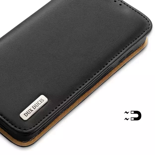 Dux Ducis Hivo case Samsung Galaxy S23+ flip case wallet stand RFID blocker black 27