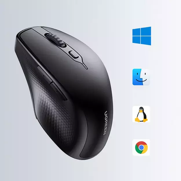 Ugreen ergonomic wireless computer mouse black (MU101) 4