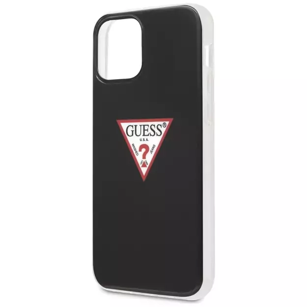 Guess GUHCP12LPCUCTLBK iPhone 12 Pro Max 6,7   czarny/black hardcase Triangle Collection 4