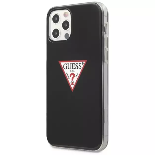 Guess GUHCP12LPCUCTLBK iPhone 12 Pro Max 6,7   czarny/black hardcase Triangle Collection 1