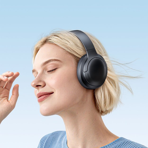 Baseus Bass BH1 Lite Wireless On-Ear Bluetooth 6.0 Headphones - Black 5