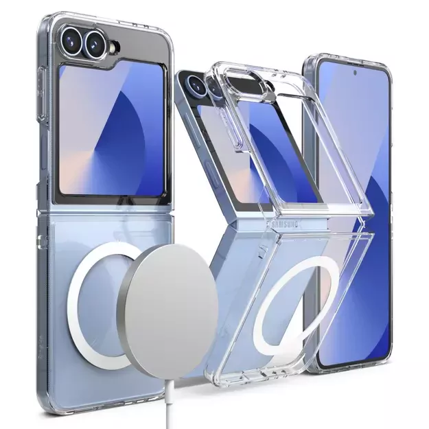 Ringke Fusion MagSafe Case for Samsung Galaxy Z Flip 6 - Clear 3