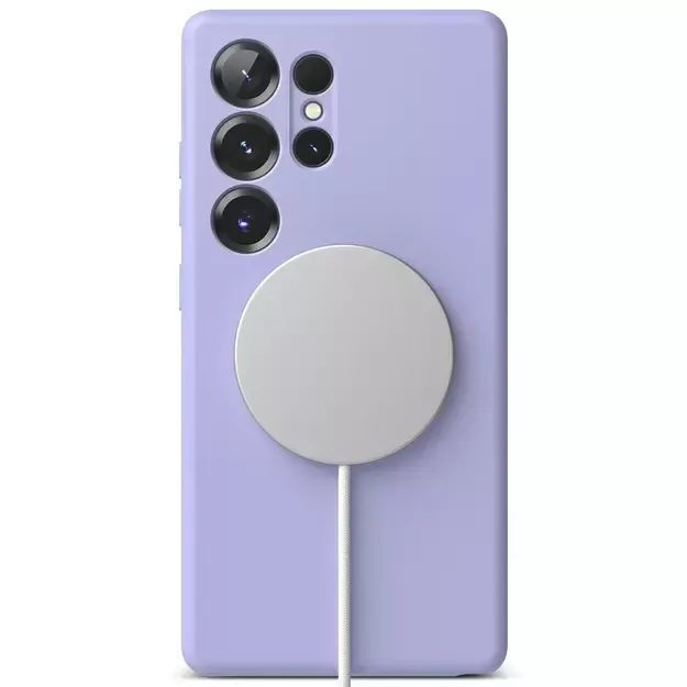 Ringke Silicone MagSafe Case for Samsung Galaxy S25 Ultra - Purple 3