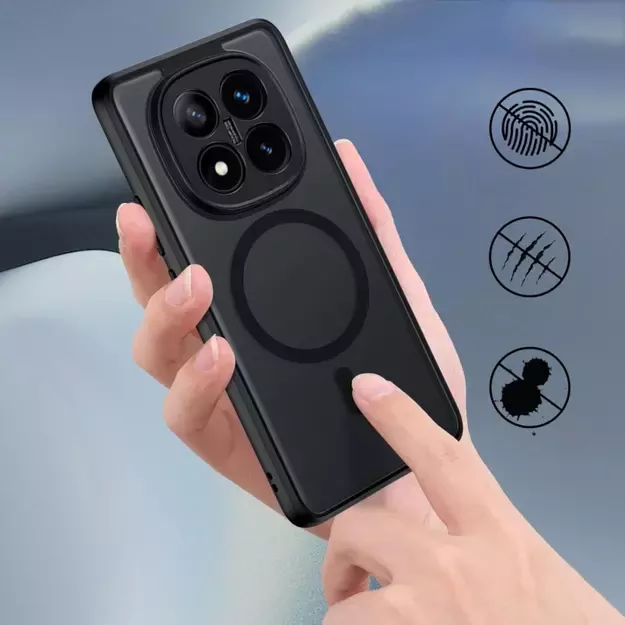 Tech-Protect MagMat MagSafe case for Xiaomi Redmi Note 14 Pro+ 5G - matte black 2