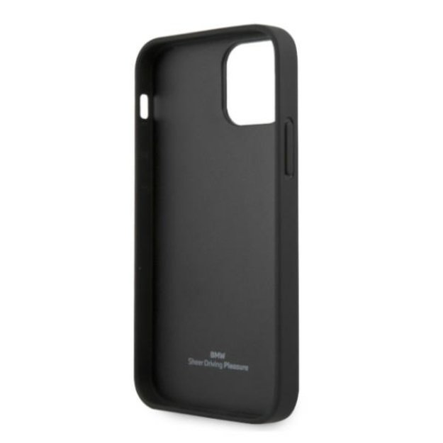 Etui BMW BMHCP12MRSCSK iPhone 12/12 Pro 6,1  czarny/black hardcase Leather Perforate Sides 6