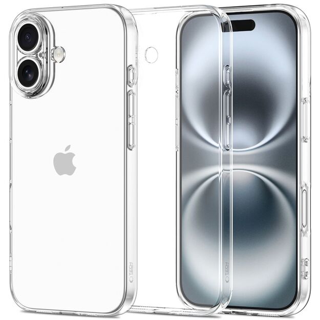 Tech-Protect FlexAir Case for iPhone 17 - Transparent