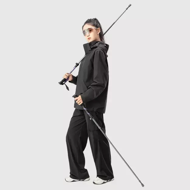 Qunature Nordic Walking Trekking Pole Aluminum 110 - 130 cm 1 pc. - Purple 10
