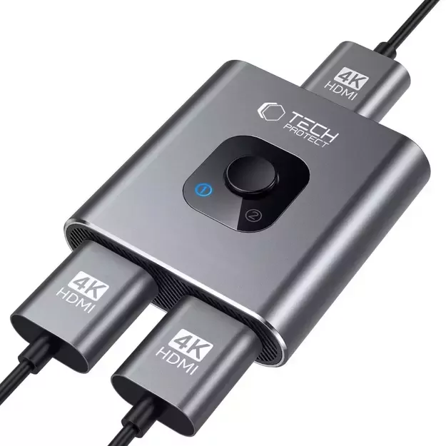 Tech-Protect HB07 HUB Adapter 2in1 HDMI 4K 60HZ - gray 3