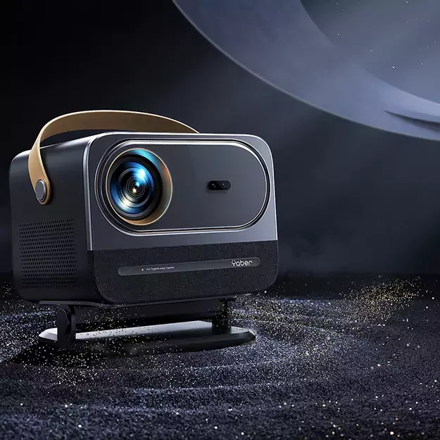 Yaber U12 LCD FullHD 1080p Multimedia Projector with Stereo Speakers - Black 9