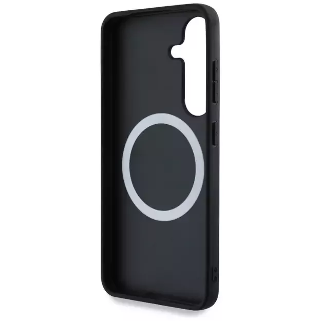 BMW Leather Oversized Stripes MagSafe case for Samsung Galaxy S25 - black 12