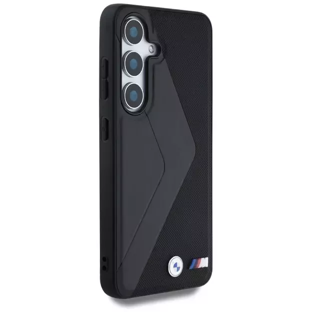 BMW Leather Oversized Stripes MagSafe case for Samsung Galaxy S25 - black 6