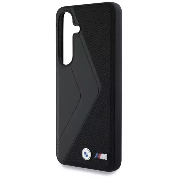 BMW Leather Oversized Stripes MagSafe case for Samsung Galaxy S25 - black 10