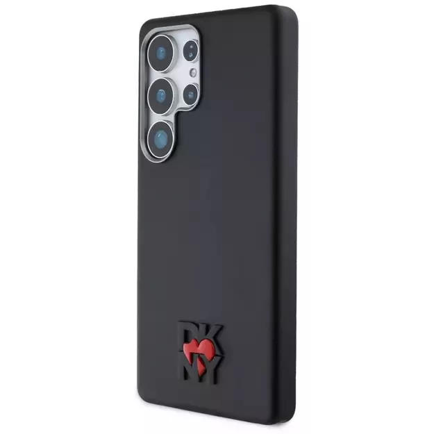 DKNY Leather Heart of NY Case for Samsung Galaxy S25 Ultra - Black 1