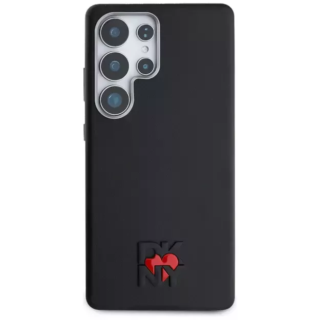 DKNY Leather Heart of NY Case for Samsung Galaxy S25 Ultra - Black 2