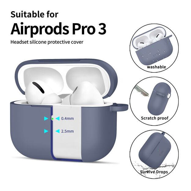 Tech-Protect Silicone Hook Case for AirPods Pro - Blue 3