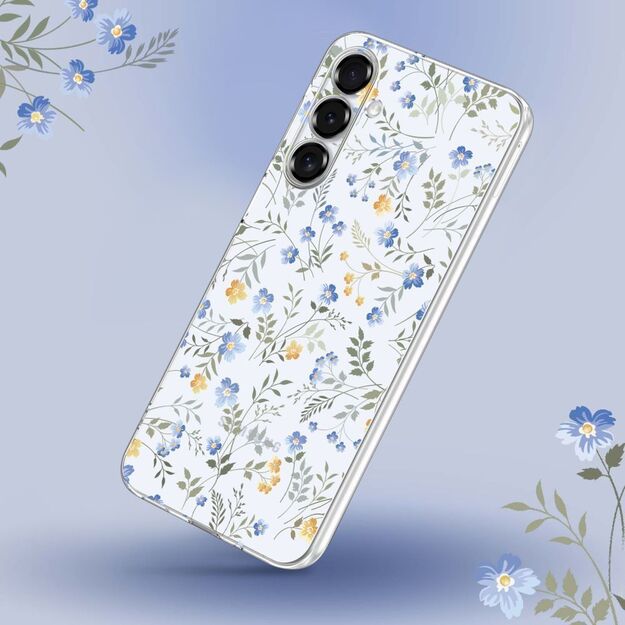 Tech-Protect FlexAir Case for Xiaomi Redmi 15C 173mm / Poco 85C 173mm - Daisies with Leaves 1