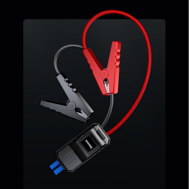 [RETURNED ITEM] Baseus Power Bank Power Starter Jump Starter 10000mAh 12V (1000A / 500A) power bank + crocodile clips black (CGNL020101) 15