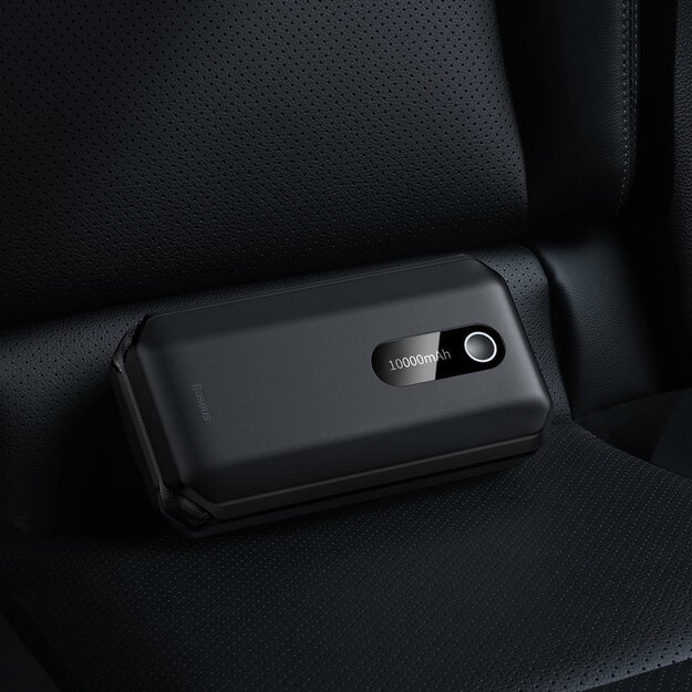 [RETURNED ITEM] Baseus Power Bank Power Starter Jump Starter 10000mAh 12V (1000A / 500A) power bank + crocodile clips black (CGNL020101) 10