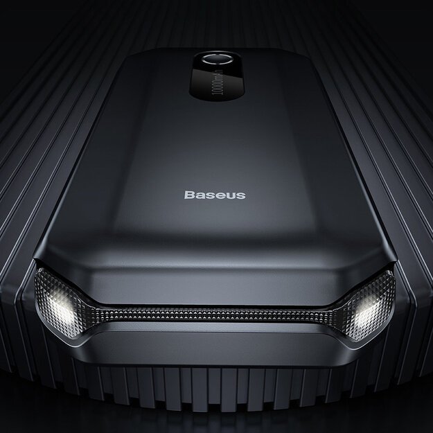 [RETURNED ITEM] Baseus Power Bank Power Starter Jump Starter 10000mAh 12V (1000A / 500A) power bank + crocodile clips black (CGNL020101) 12