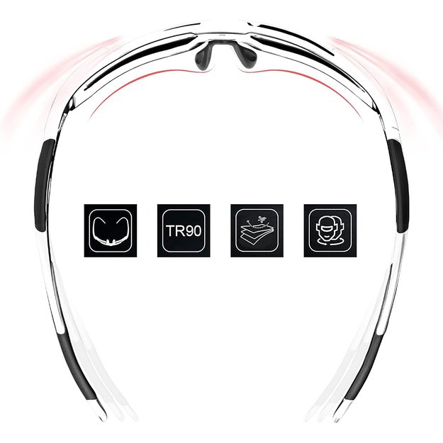 Rockbros 10183 polarizing cycling glasses - blue 2