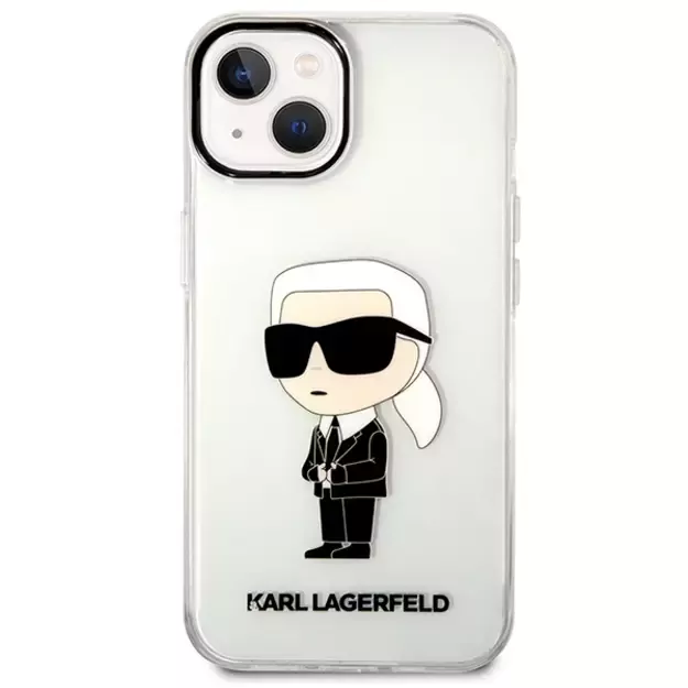 Karl Lagerfeld Ikonik Karl case for iPhone 14 Plus - transparent 9