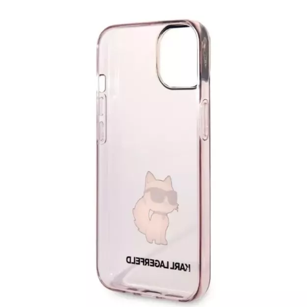 Karl Lagerfeld Ikonik Choupette case for iPhone 14 - pink 14