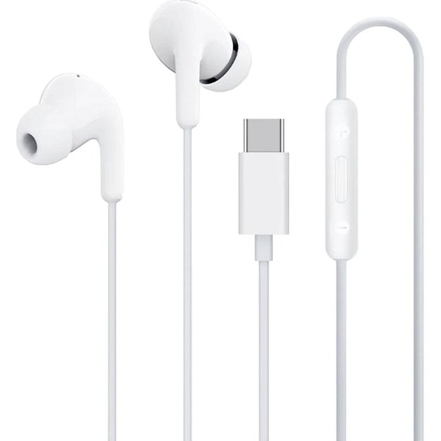 Xiaomi BHR8931GL In-Ear Wired Headphones USB-C with Remote Control - White