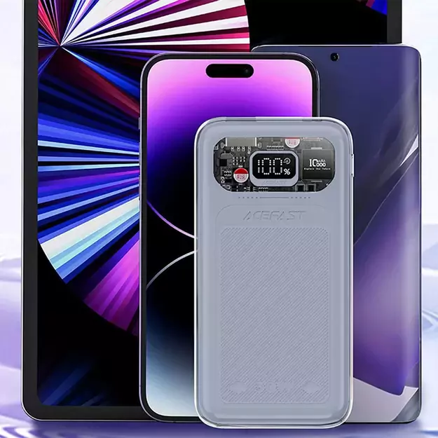 Acefast powerbank 10000mAh Sparkling Series fast charging 30W gray (M1) 4
