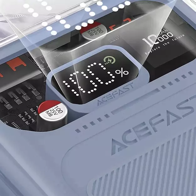 Acefast powerbank 10000mAh Sparkling Series fast charging 30W gray (M1) 9