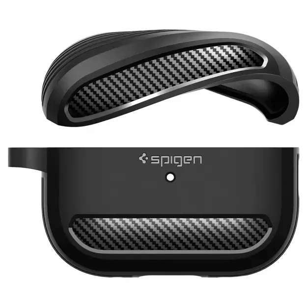 Spigen Rugged Armor Case for Apple AirPods Pro 1 / 2 - Matte Black 20