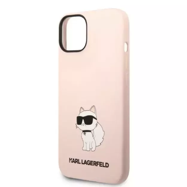 Karl Lagerfeld KLHCP14MSNCHBCP iPhone 14 Plus 6.7&quot  hardcase pink/pink Silicone Choupette 5