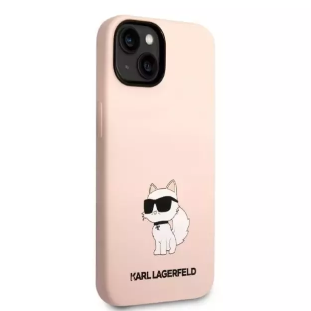Karl Lagerfeld KLHCP14MSNCHBCP iPhone 14 Plus 6.7&quot  hardcase pink/pink Silicone Choupette 3