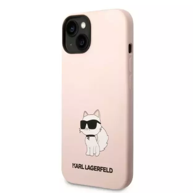 Karl Lagerfeld KLHCP14MSNCHBCP iPhone 14 Plus 6.7&quot  hardcase pink/pink Silicone Choupette 1