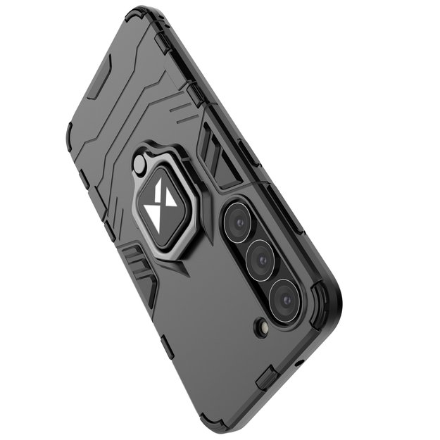 Wozinsky Ring Armor case for Samsung Galaxy S23 armored cover magnetic holder ring black 32