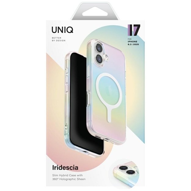 Uniq Iridescia Magclick Charging Case for iPhone 17 - Multicolor 5