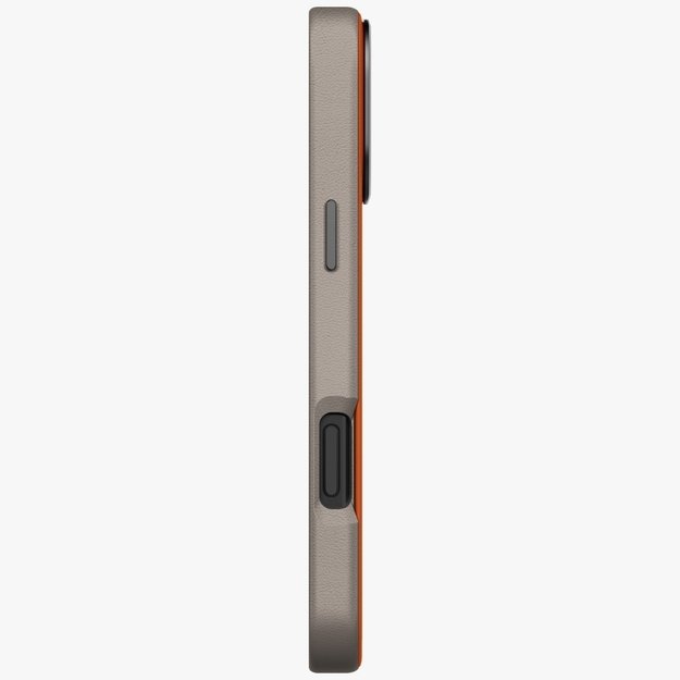 Uniq Lyden DS Case for iPhone 17 Pro Max Magclick Charging - Orange-Gray 2