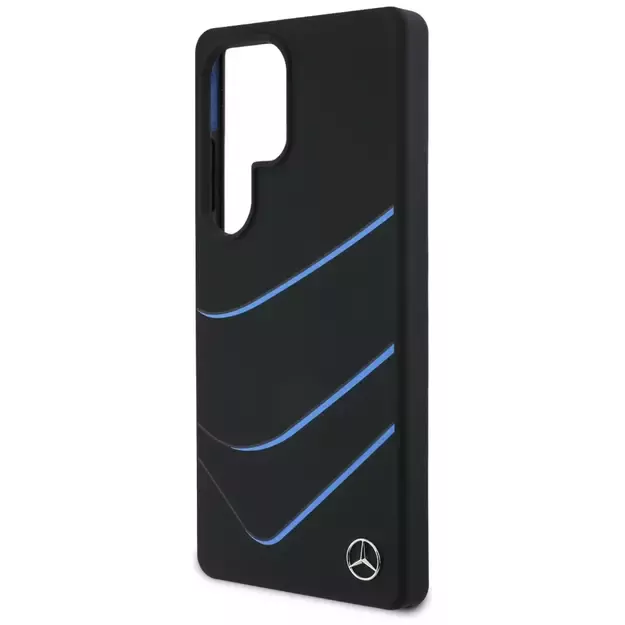 Mercedes Silicone Contrasted Curves MagSafe Case for Samsung Galaxy S25 Ultra - Black 5