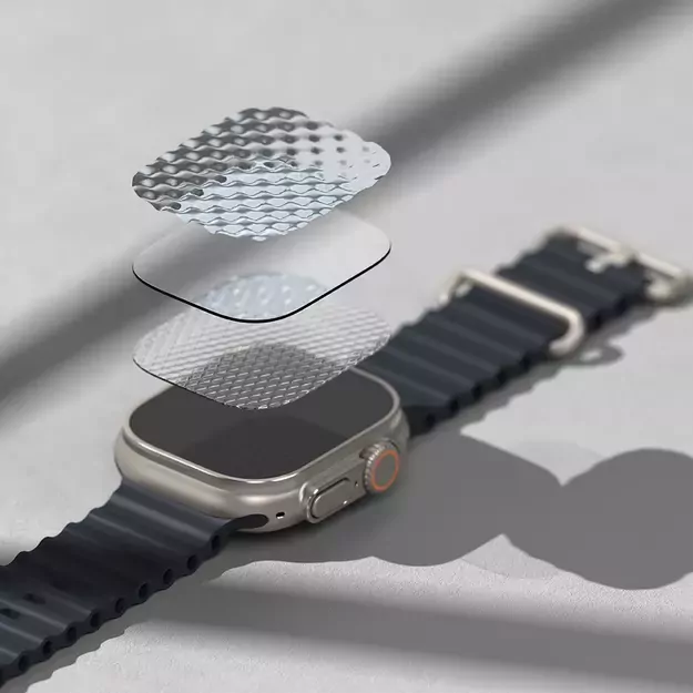 Ringke Easy Slide Tempered Glass for Apple Watch Ultra 1/2 49mm - Clear 5