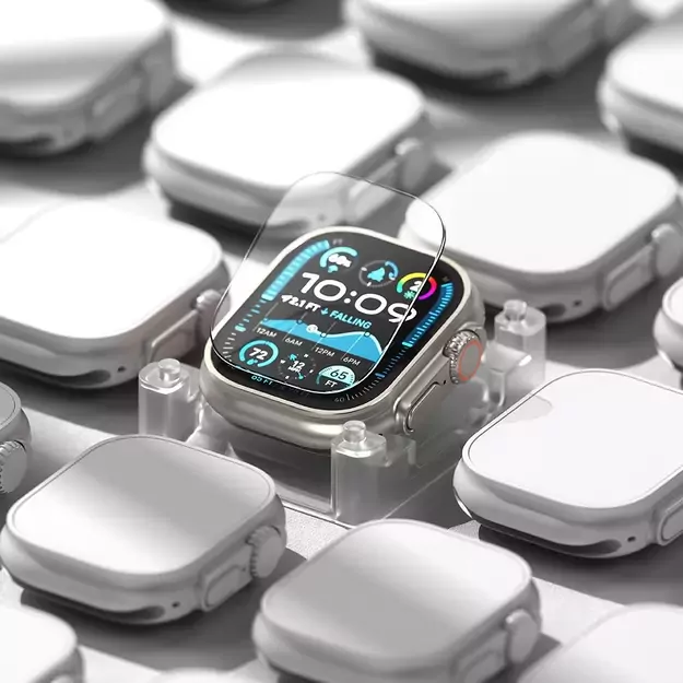 Ringke Easy Slide Tempered Glass for Apple Watch Ultra 1/2 49mm - Clear 2