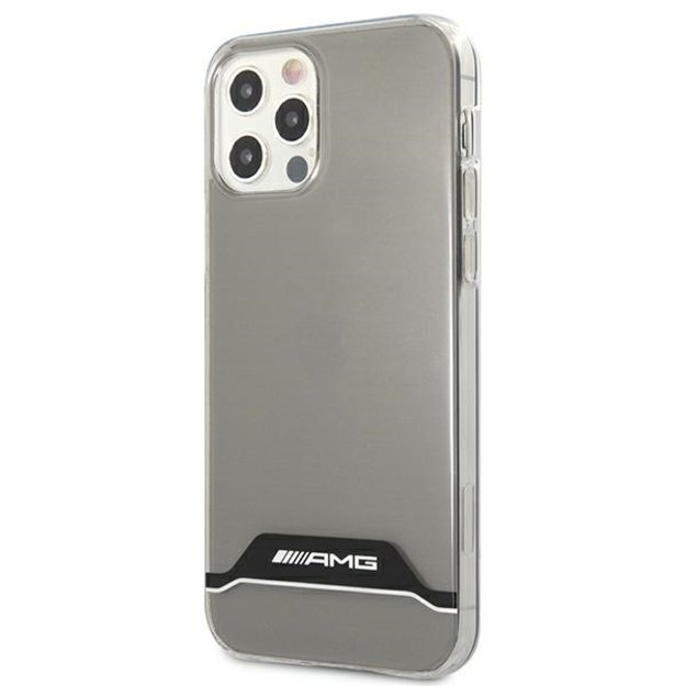 AMG Electroplate Black&amp White Case for iPhone 12 / 12 Pro - Transparent 12