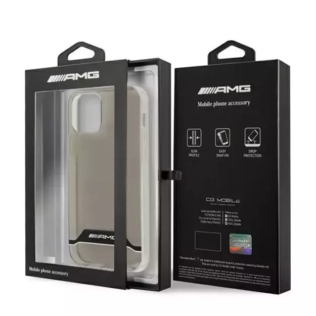 AMG Electroplate Black&amp White Case for iPhone 12 / 12 Pro - Transparent 11
