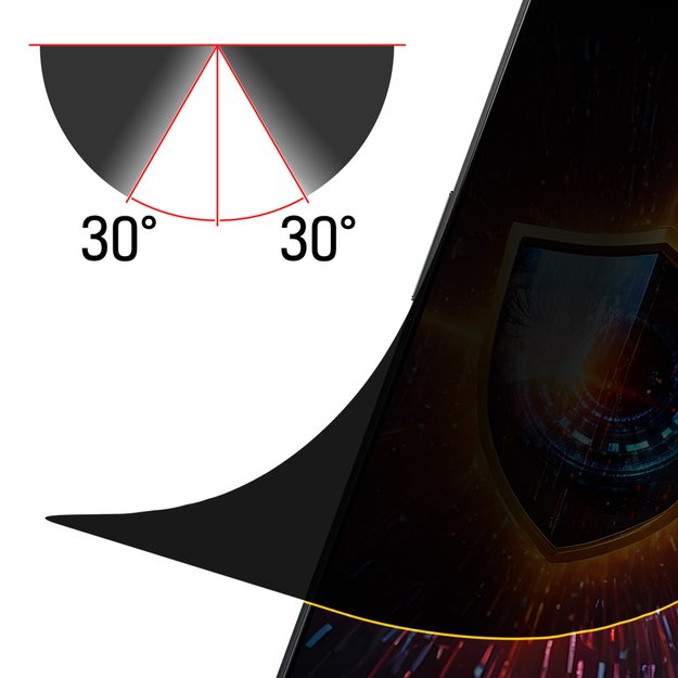 3mk Silky Matt Privacy Screen Protector for OnePlus Nord 3 5G 1