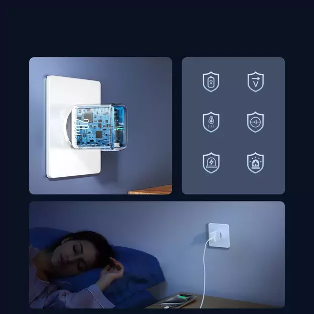Joyroom JR-TCF20 USB-C PD 20W network charger - white 10