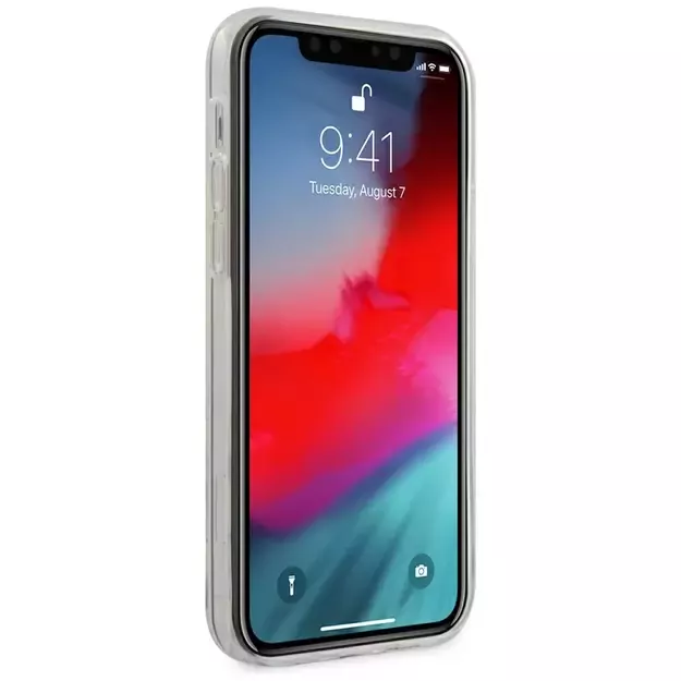 Guess Gold Chain Collection iPhone 12 Pro Max 6.7&quot  Case - White 17