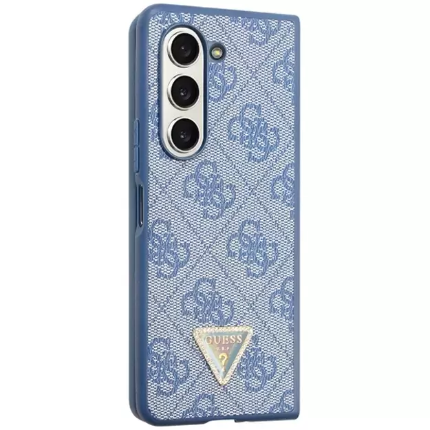 Guess 4G Triangle Strass Case for Samsung Galaxy Z Fold 5 - Blue 10