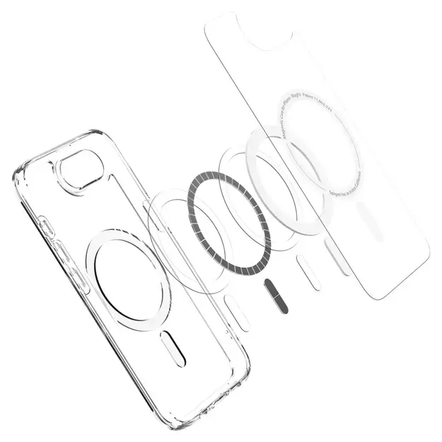 Spigen Ultra Hybrid MagSafe iPhone 16e Case - Clear 16