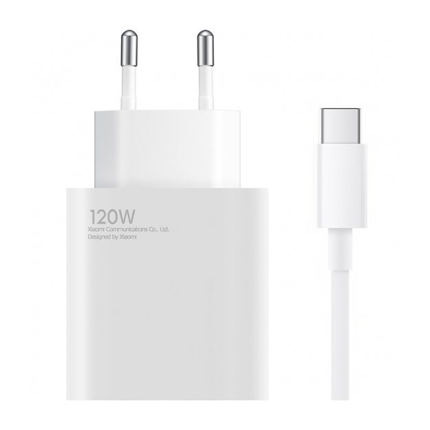 Xiaomi BHR9462EU 120W 6A USB-A Wall Charger with USB-C Cable - White
