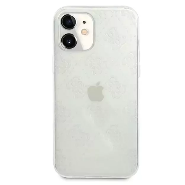 Guess GUHCP12S3D4GTR iPhone 12 mini 5.4  transparent hardcase 4G 3D Pattern Collection 2