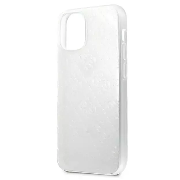 Guess GUHCP12S3D4GTR iPhone 12 mini 5.4  transparent hardcase 4G 3D Pattern Collection 5