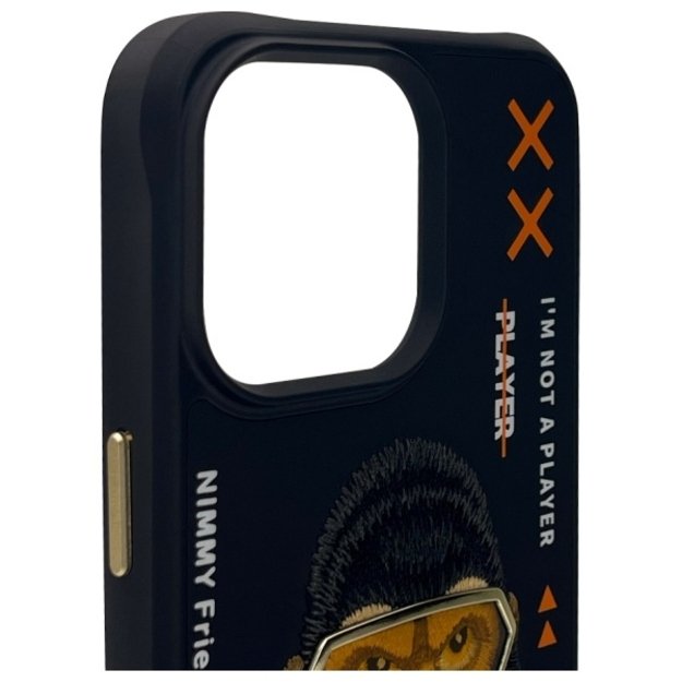 Nimmy Cool&amp Cute 2.0 Monkey Case for iPhone 15 Pro - Black 2